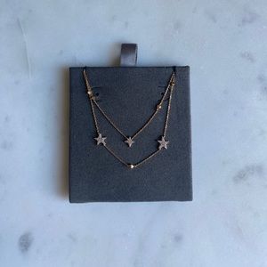 Kendra Scott 14k yellow gold multi strand star cluster